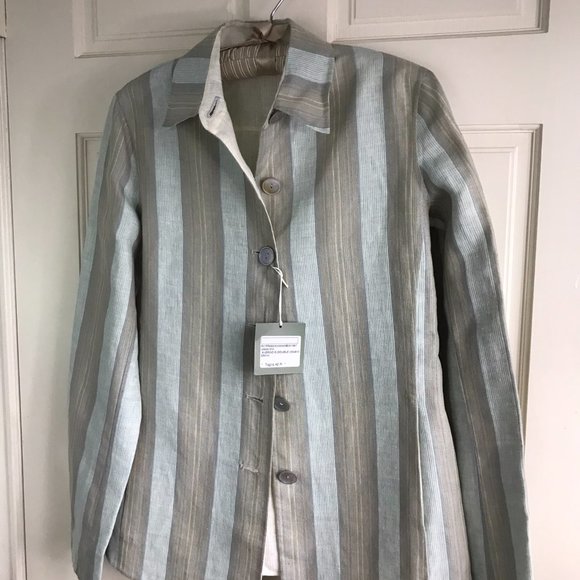 Giorgio's of Palm Beach - Classic Italian Linen Blazer 42 (M). Was $2250. NWT! - Picture 3 of 11